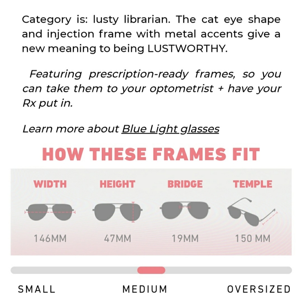 🧡 Quay Australia Lustworthy Glasses Blue Light Pink - Picture 4 of 8